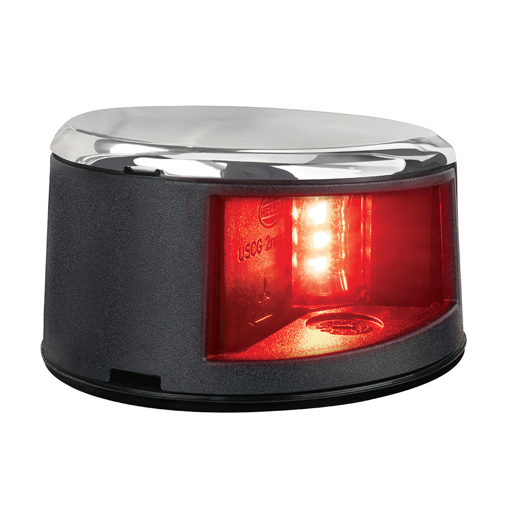 Hella Marine NaviLED Gen II Port Deck Mount Navigation Lamp - Stainless Steel [017910011]