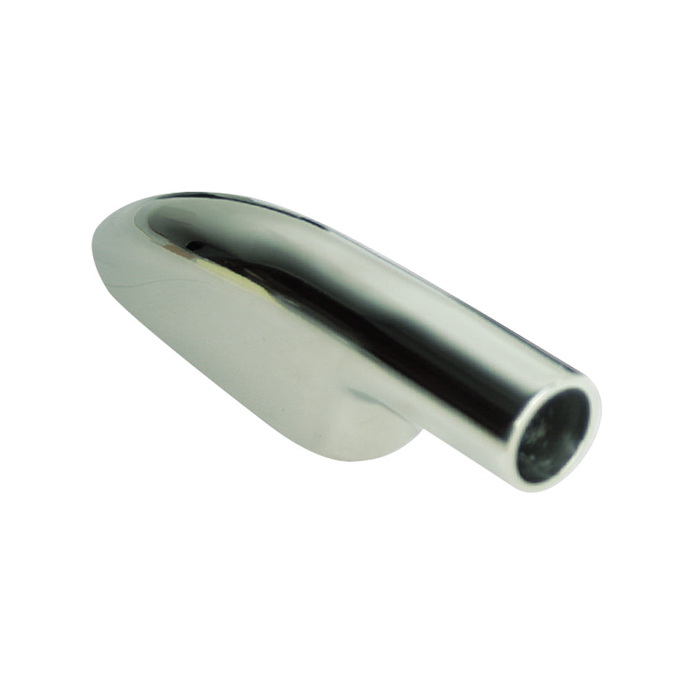 Whitecap End-Bottom Mounted 90 Degree - 316 Stainless Steel - 7/8" Tube O.D [6090]