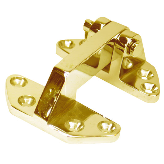 Whitecap Standard Hatch Hinge - Polished Brass - 2-5/8" x 3-1/8" [S-990BC]