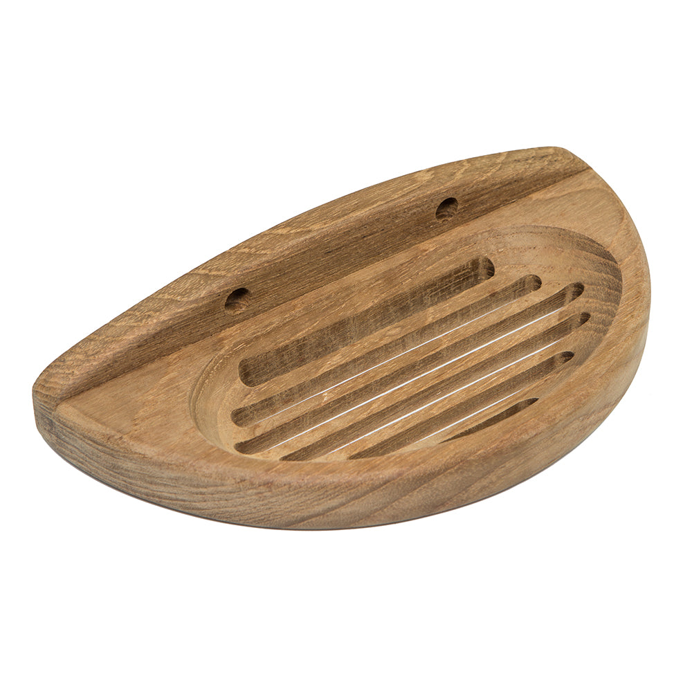 Whitecap Teak Oval Soap Dish [62315]