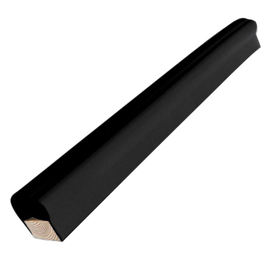 Dock Edge Piling Post Bumper - One End Capped - 6' - Black [DE1022BF]