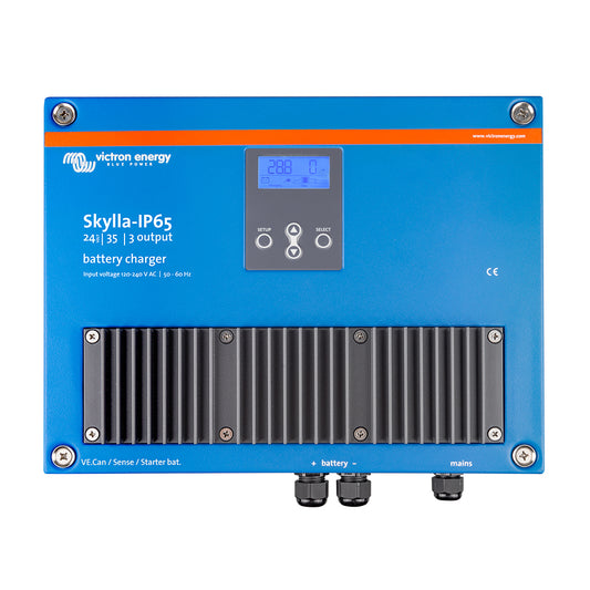 Victron Skylla-IP65 24/35 3-Bank 120-240VAC Battery Charger [SKY024035100]